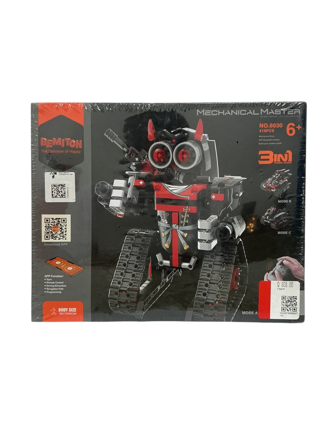 Robot armable 3 en 1 (BEMITON)