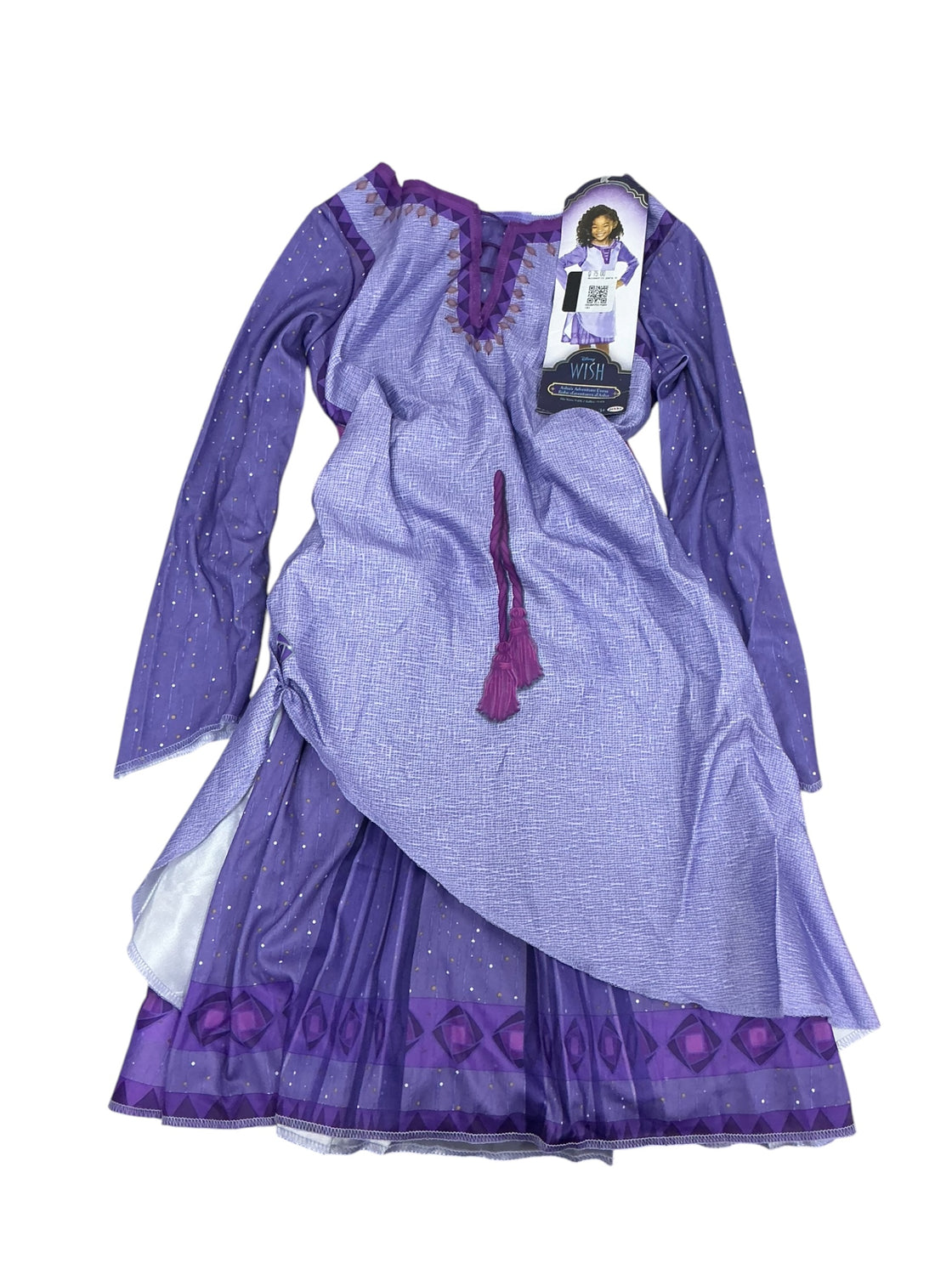 Vestido de Asha para niña 4-6 (DISNEY)