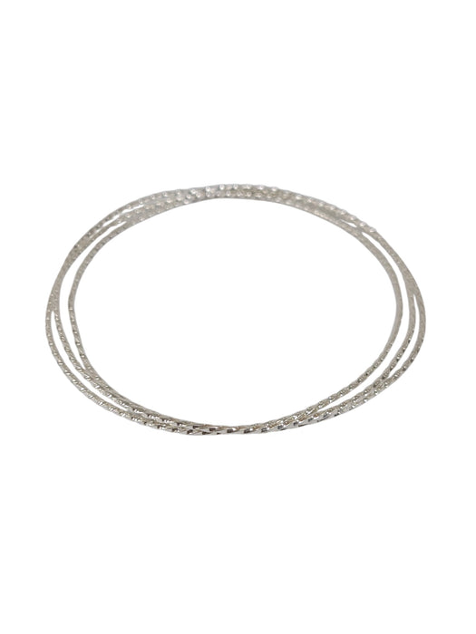 Set de pulseras de plata
