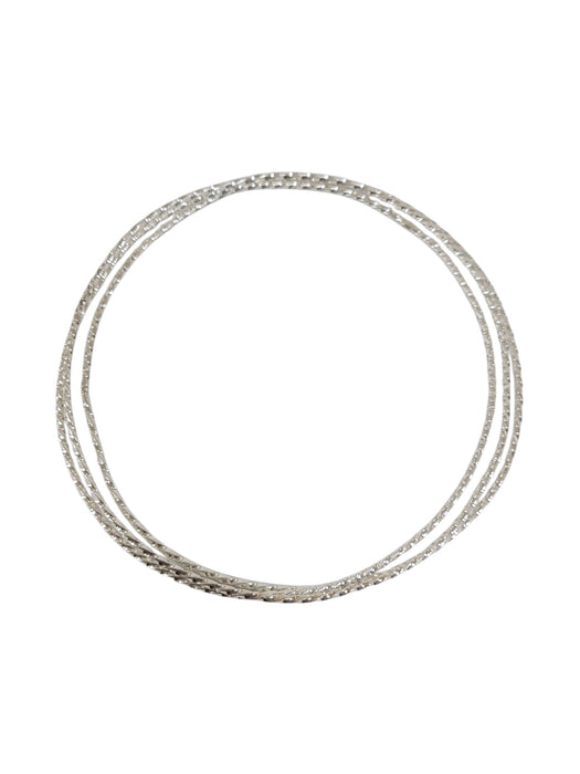 Set de pulseras de plata