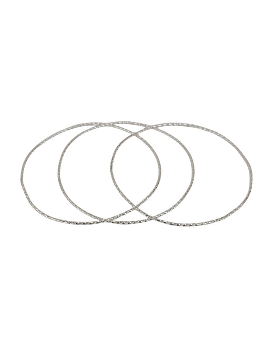 Set de pulseras de plata