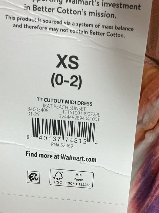 Vestido XS (TIME AND TRU)