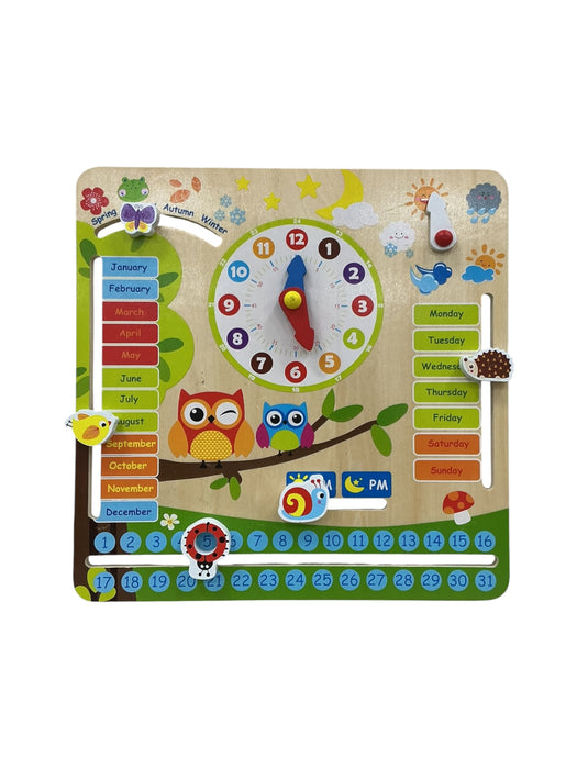 Reloj calendario (WOODY TREASURES)