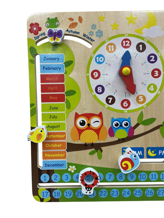 Reloj calendario (WOODY TREASURES)