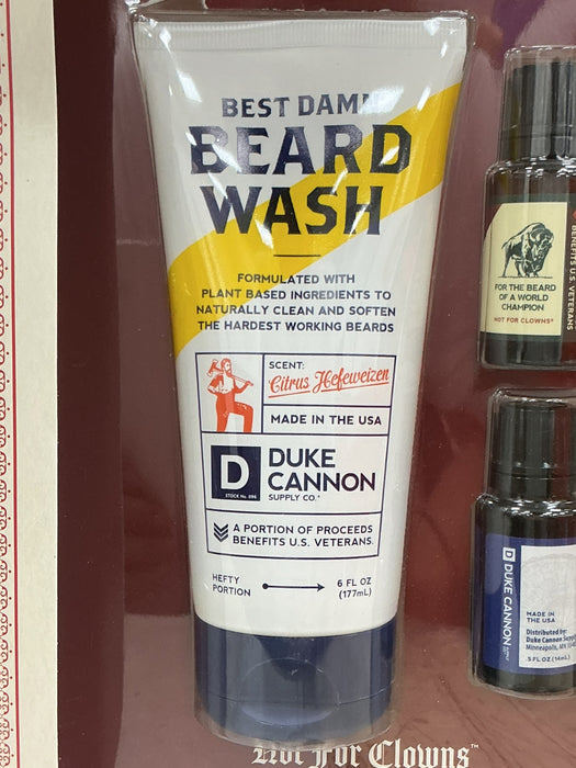 Set de cuidado para barba (DUKE CANNON)