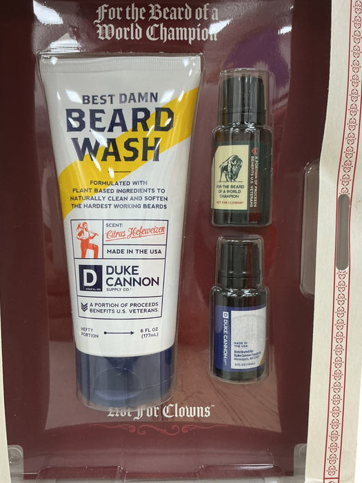 Set de cuidado para barba (DUKE CANNON)