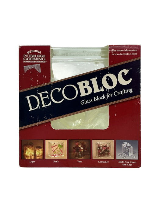Bloque de vidrio para manualidades (DECOBLOC)