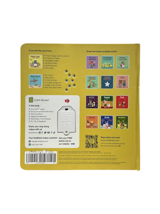 Libro infantil The Wheels on the Bus abierto
