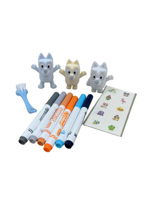 Bluey, bingo y Muffin (CRAYOLA)