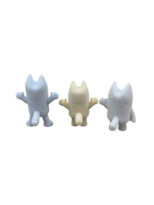 Bluey, bingo y Muffin (CRAYOLA)