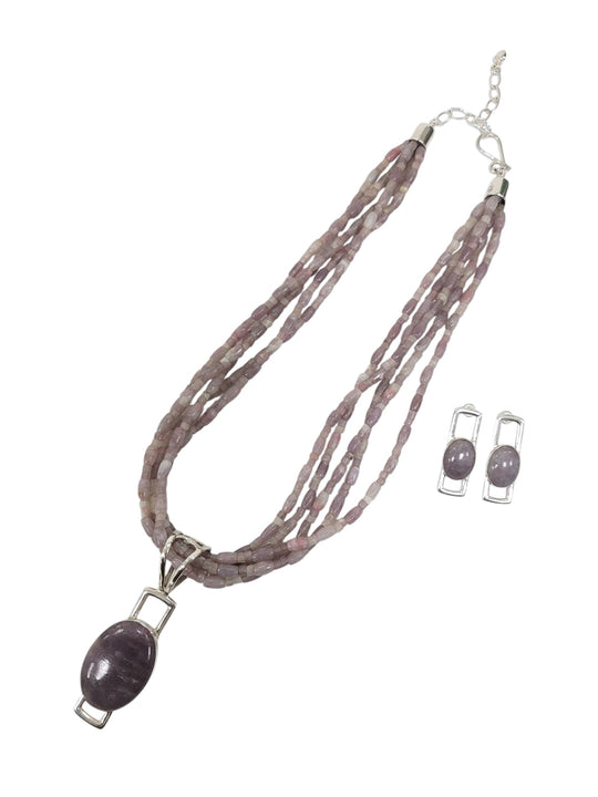 Set de collar y aretes 925 (DTR)
