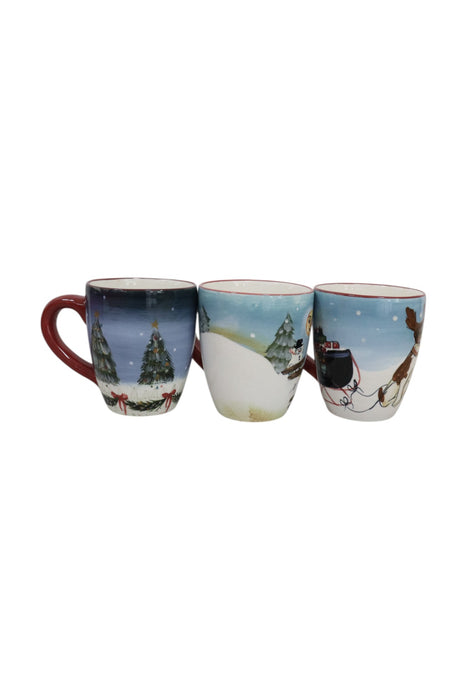 Set de tazas navideñas