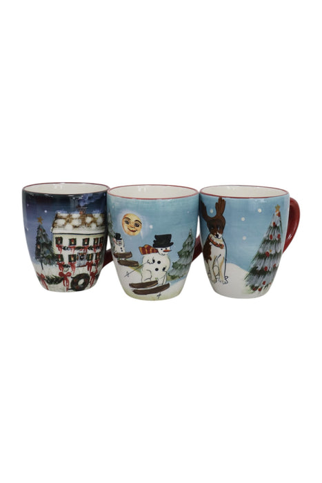 Set de tazas navideñas