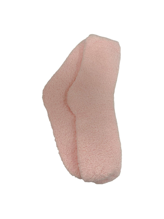 Calcetines esponjosos rosa palo - vista inferior