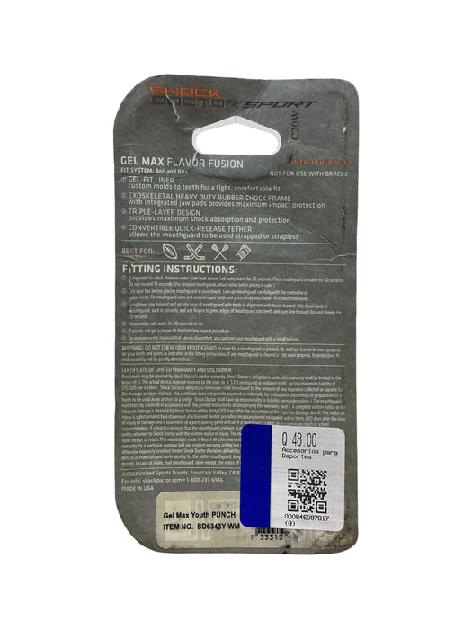 Protector bucal para niñ@ (SHOCK DOCTOR)