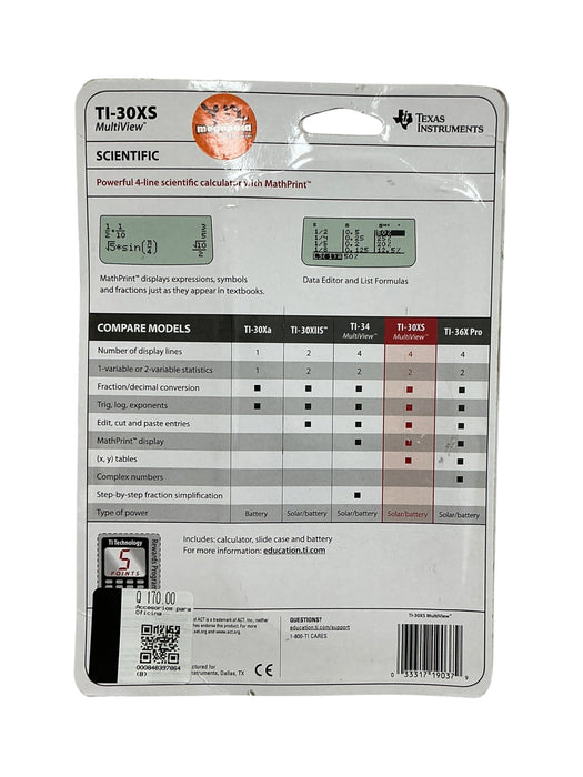 Calculadora científica (TEXTAS INSTRUMENTS)