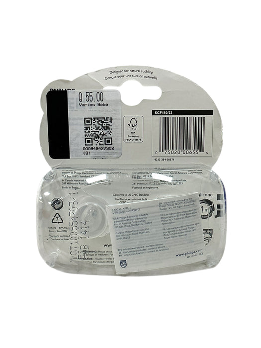 Dúo de chupetes para bebé (PHILIPS AVENT)