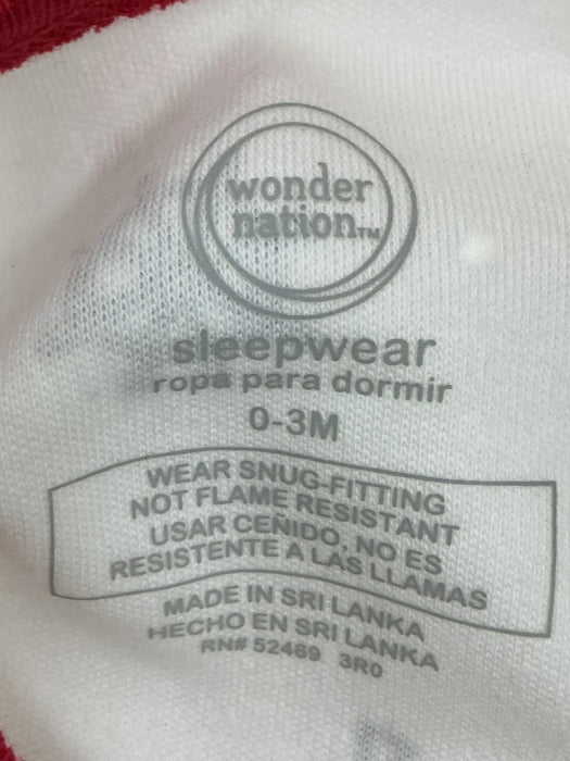 Pijamas para Bebé 0-3M (WONDER NATION)