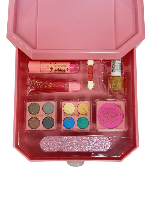 Set de maquillaje con tocador para niña