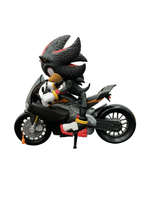 Shadow con motocicleta