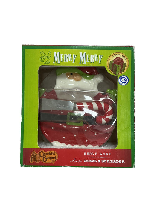 Bowl y cuchillo para untar (CRACKER BARREL)