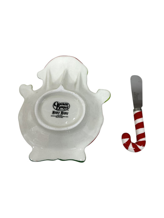 Bowl y cuchillo para untar (CRACKER BARREL)