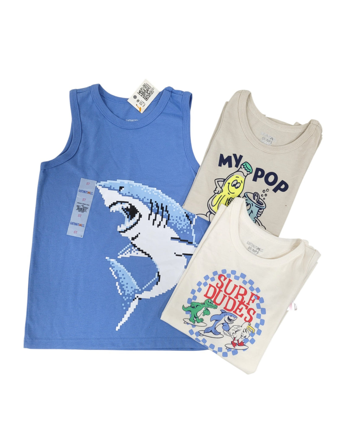 Set de camisetas para niñ@ 5T (GARANIMALS))