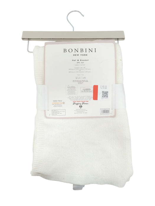 Set de manta y gorro para bebé (BONBINI)