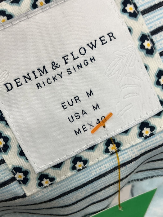 Playera M (DENIM & FLOWER)
