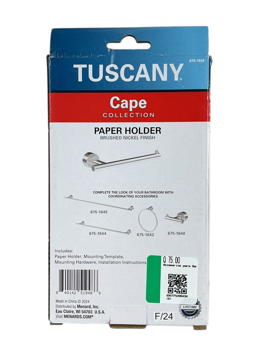 Soporte para papel higiénico (TUSCANY)