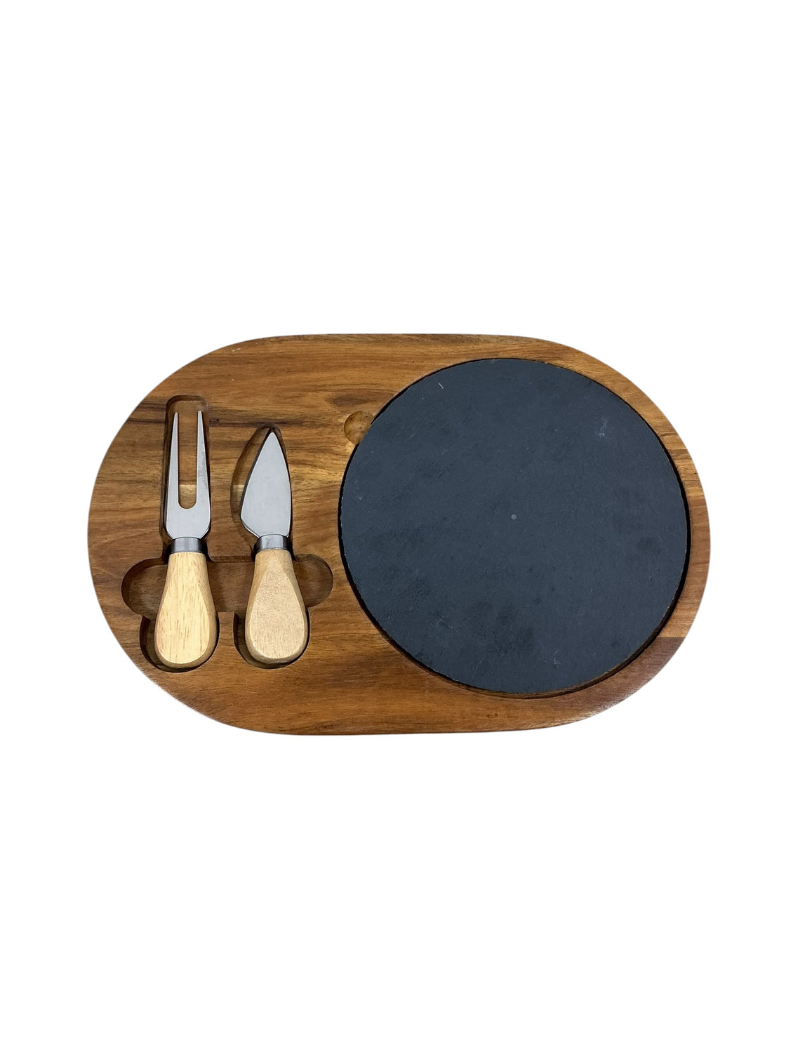 Tabla y cuchillos para quesos