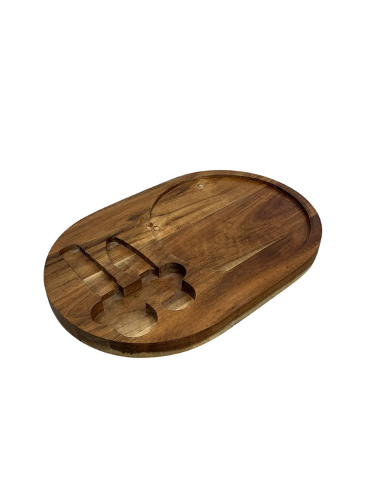 Tabla y cuchillos para quesos