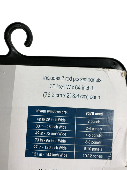 Set de cortinas blackout (YOUR ZONE)