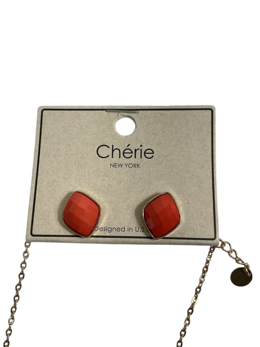 Collar y aretes de fantasía (CHÉRIE)