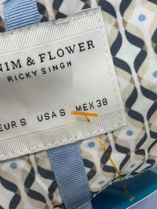 Playera S (DENIM & FLOWER)