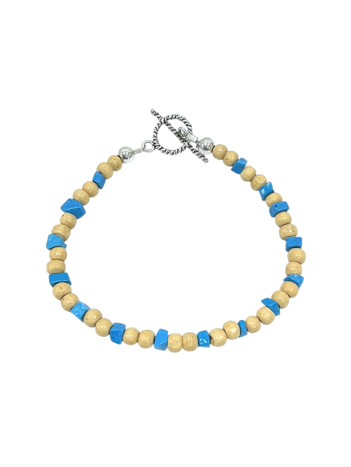 Pulsera con broche de plata