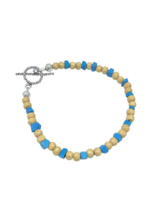 Pulsera con broche de plata