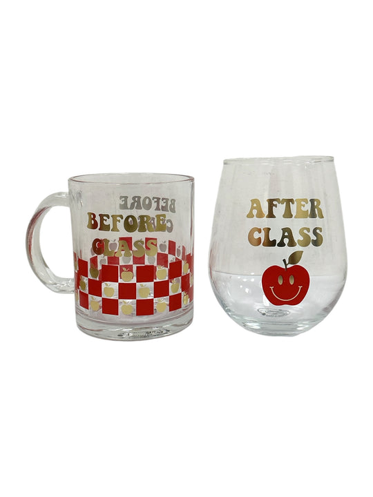 Copa de vino y taza