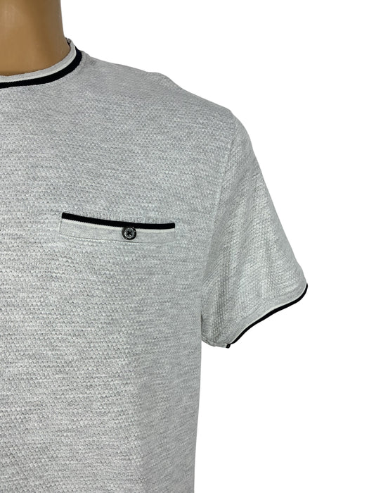 Playera L (DENIM & FLOWER)