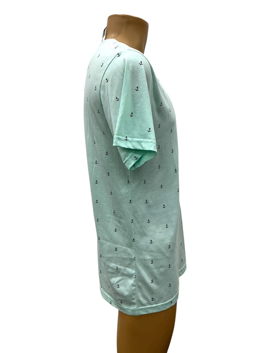 Playera L (DENIM & FLOWER)