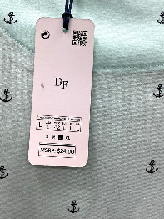 Playera L (DENIM & FLOWER)