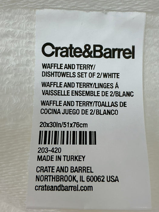 Toallas de cocina (CRATE Y BARREL)