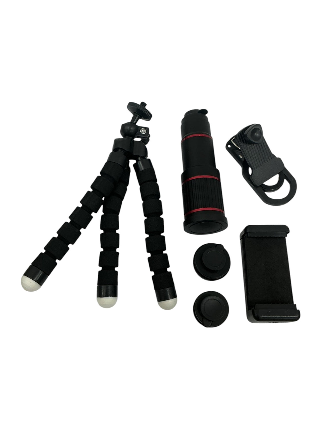 Kit de lentes para celular con trípode