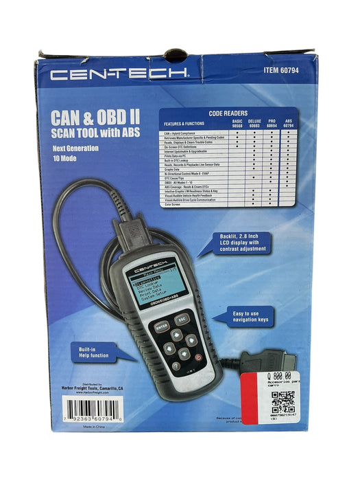 Escaner para vehiculo (CEN-TECH)