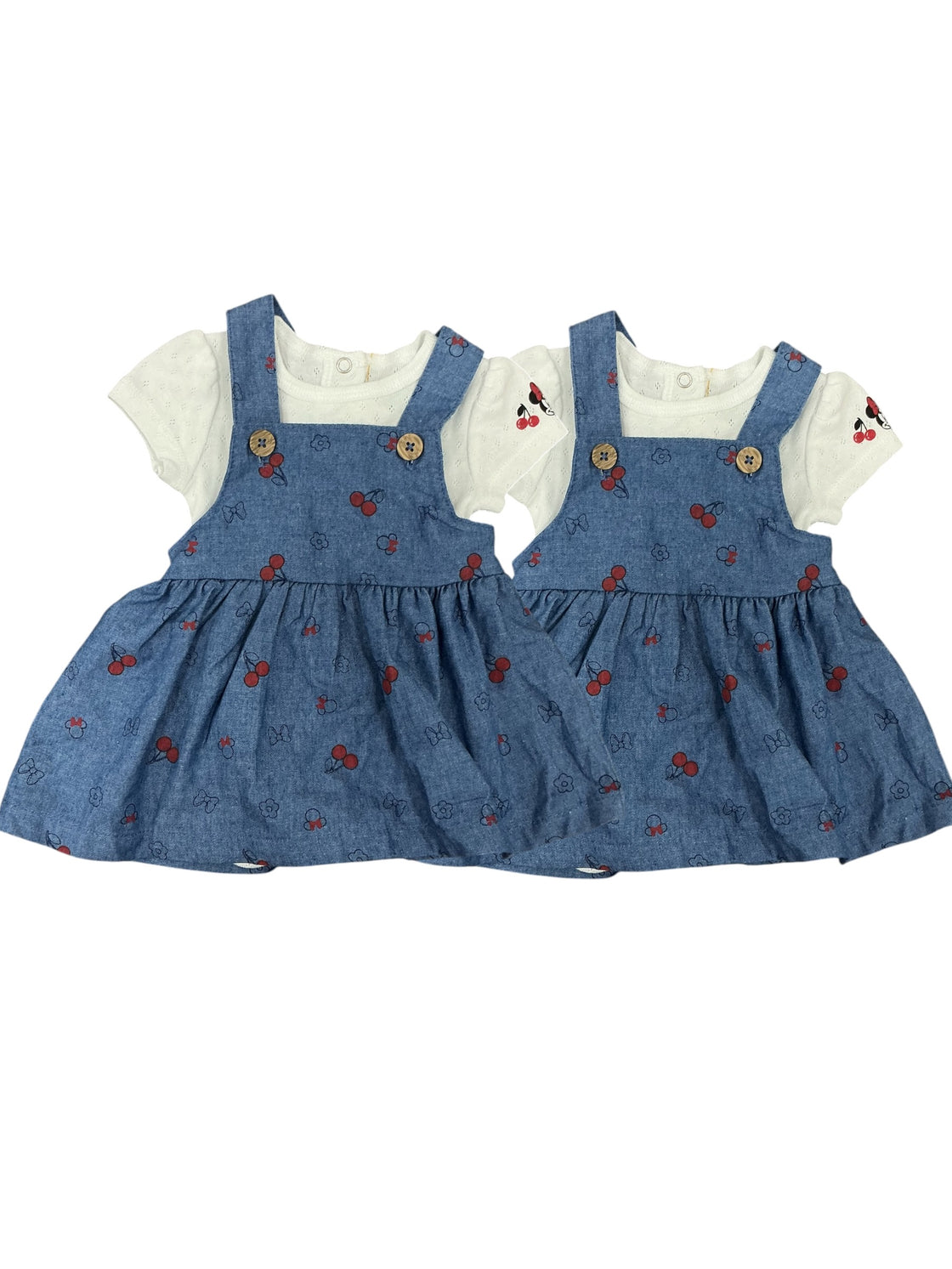 Dúo de vestidos para bebé 0-3M (DISNEY BABY)