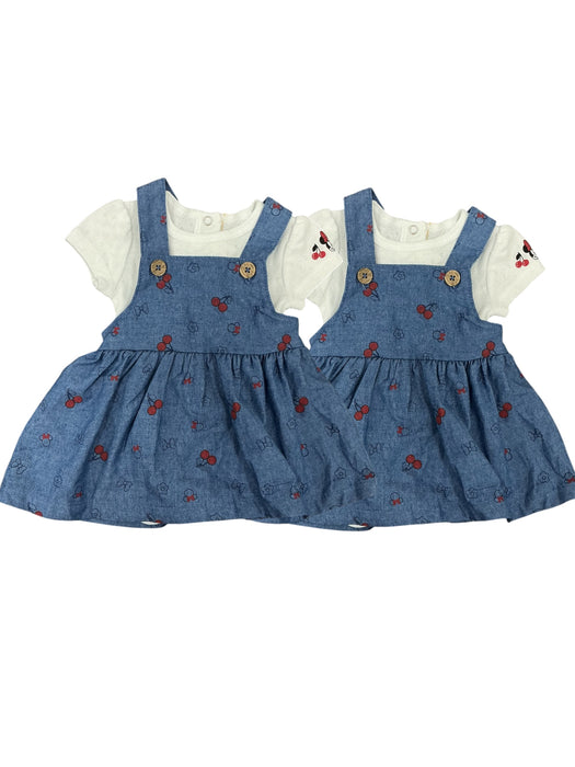 Dúo de vestidos para bebé 0-3M (DISNEY BABY)