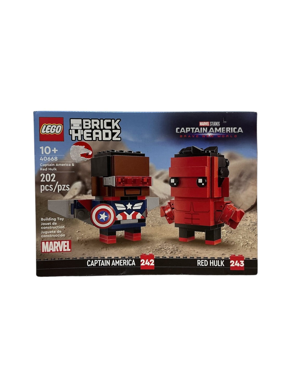 Capitán América y Hulk Rojo (LEGO)