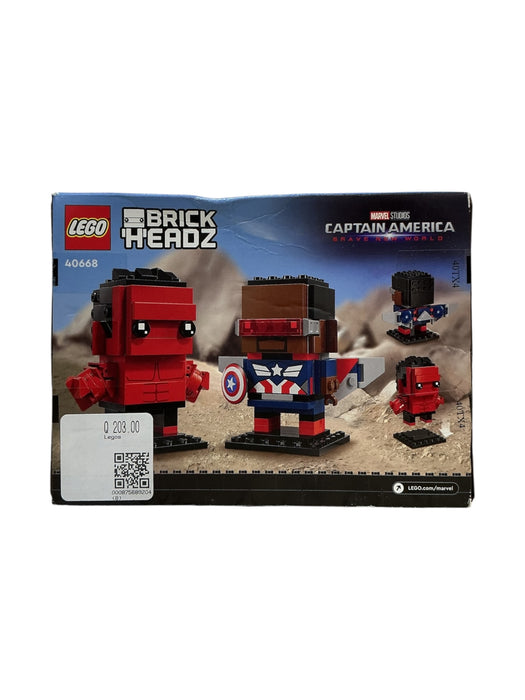 Capitán América y Hulk Rojo (LEGO)