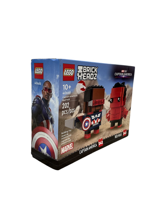 Capitán América y Hulk Rojo (LEGO)