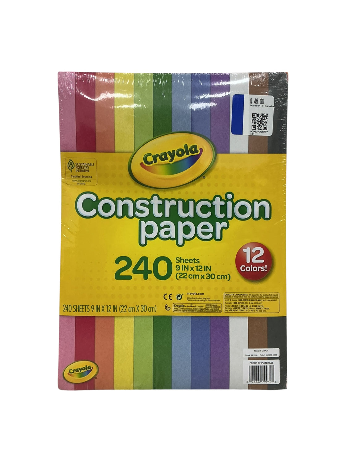 Set de papel construcción (CRAYOLA)